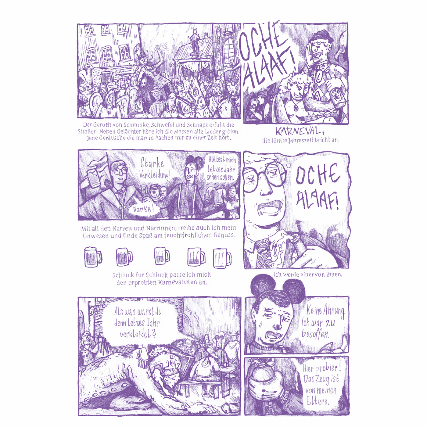 Carnival comic Graphic Storytelling ILLUSTRATION  journalism   racism shortstory Zine 
