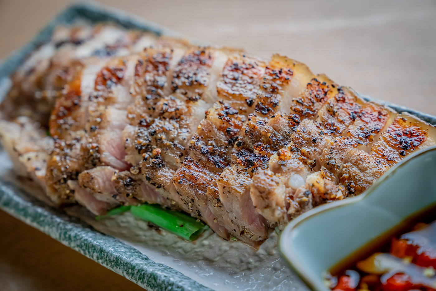 美食攝影-碳烤鹹豬肉