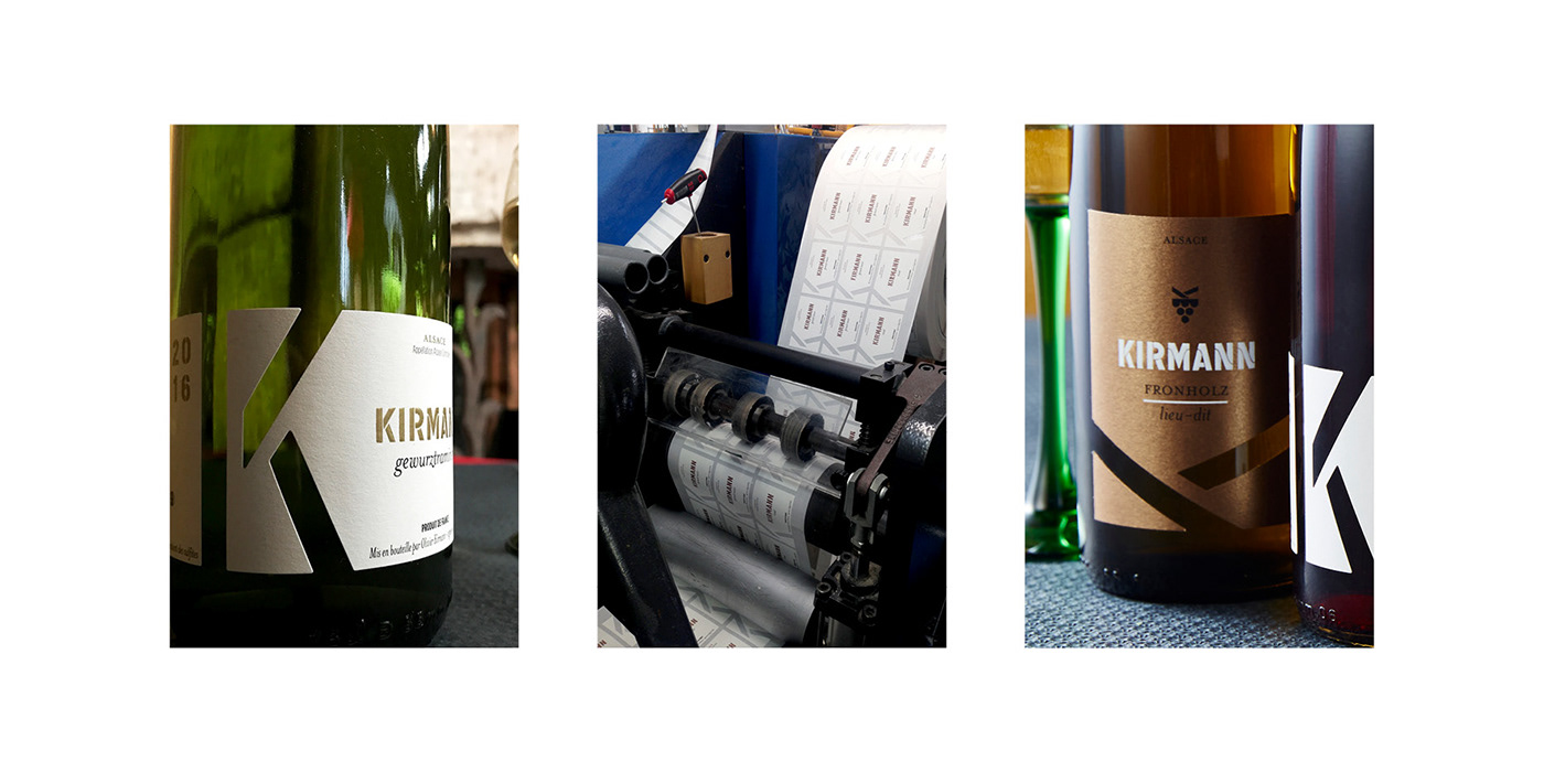 wine label étiquettes vin Packaging graphisme graphic design  alsace wine Collection print