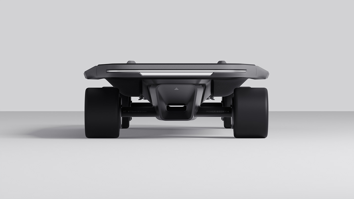industrial design  product concept Transportation Design 3D modern product design  electric skateboard