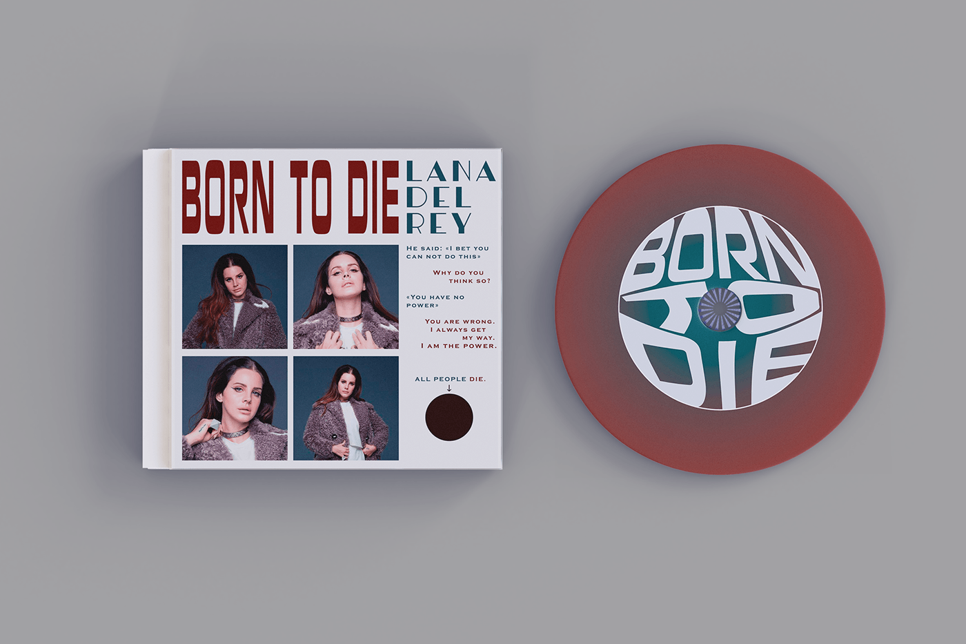 design vinyl artwork vinyl design music Lana Del Rey Born to Die