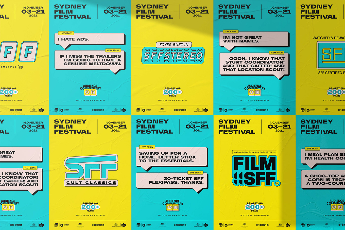 festival Film   identity motion sydney title design