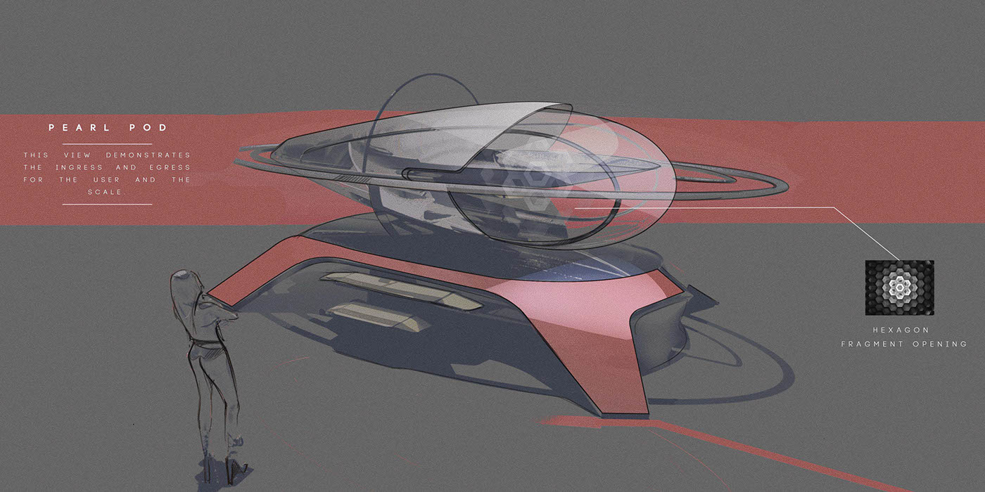 drones Autonomous luxury Levitation Concept interior design 