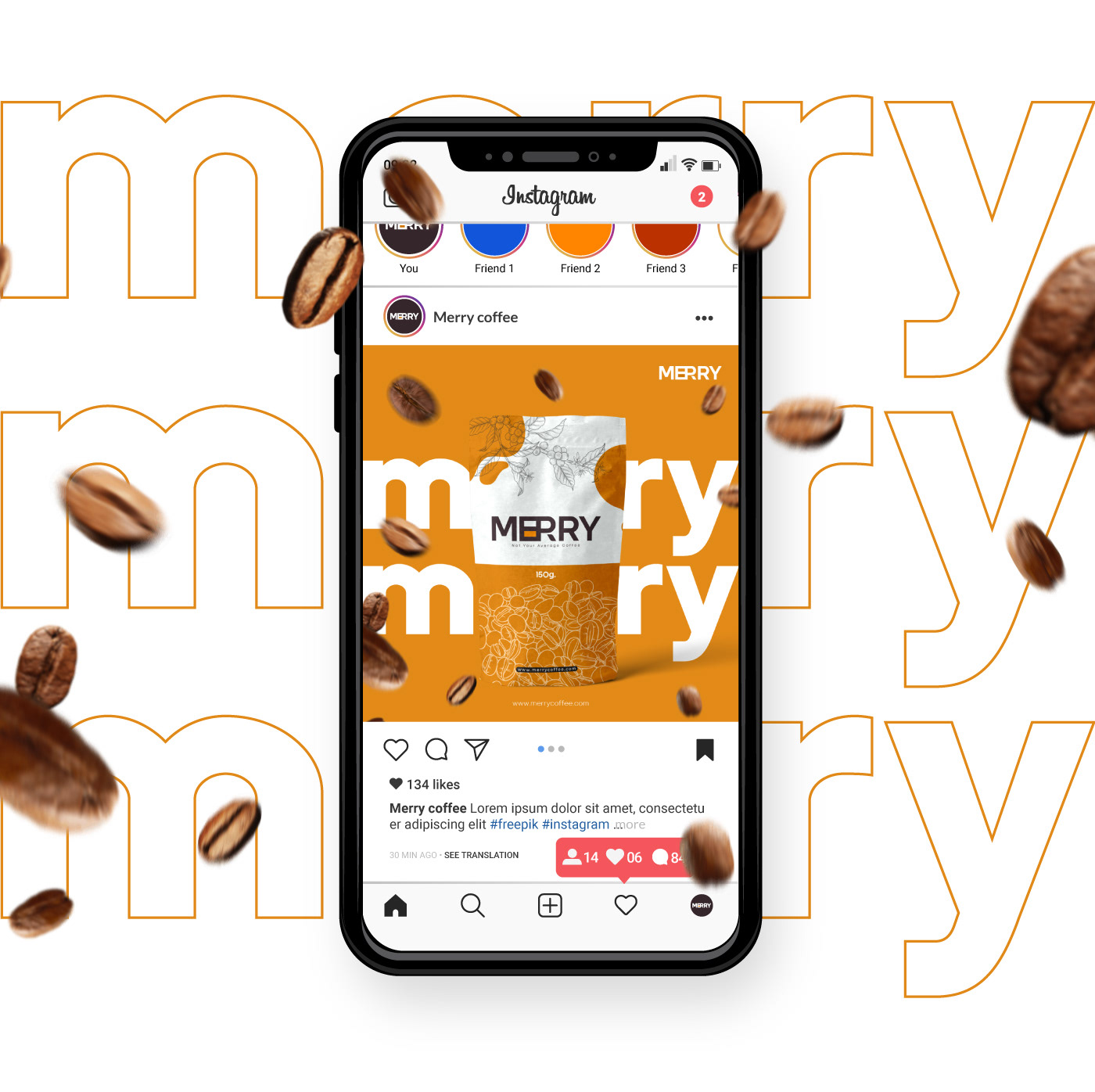 poster Social media post Advertising  Brand Design adobe illustrator marketing   Coffee cafe Food  visual identity