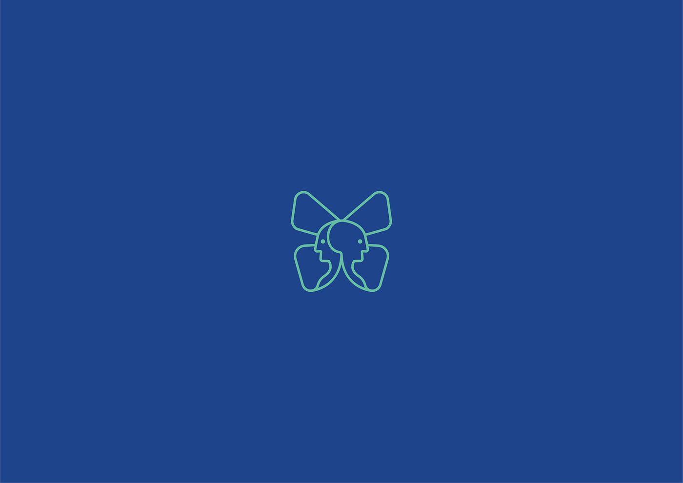 blue brand branding  design logo Logotype minimalist psycho psychologist psychology