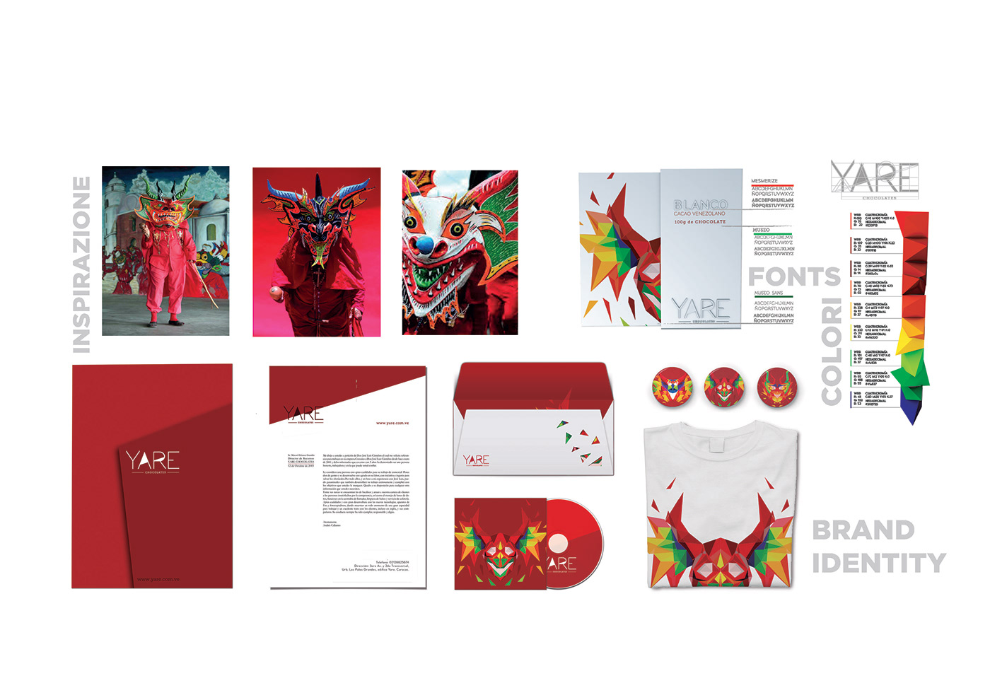 Packaging branding  graphic design  chocolat stationary chocolate red modern geometric venezuela