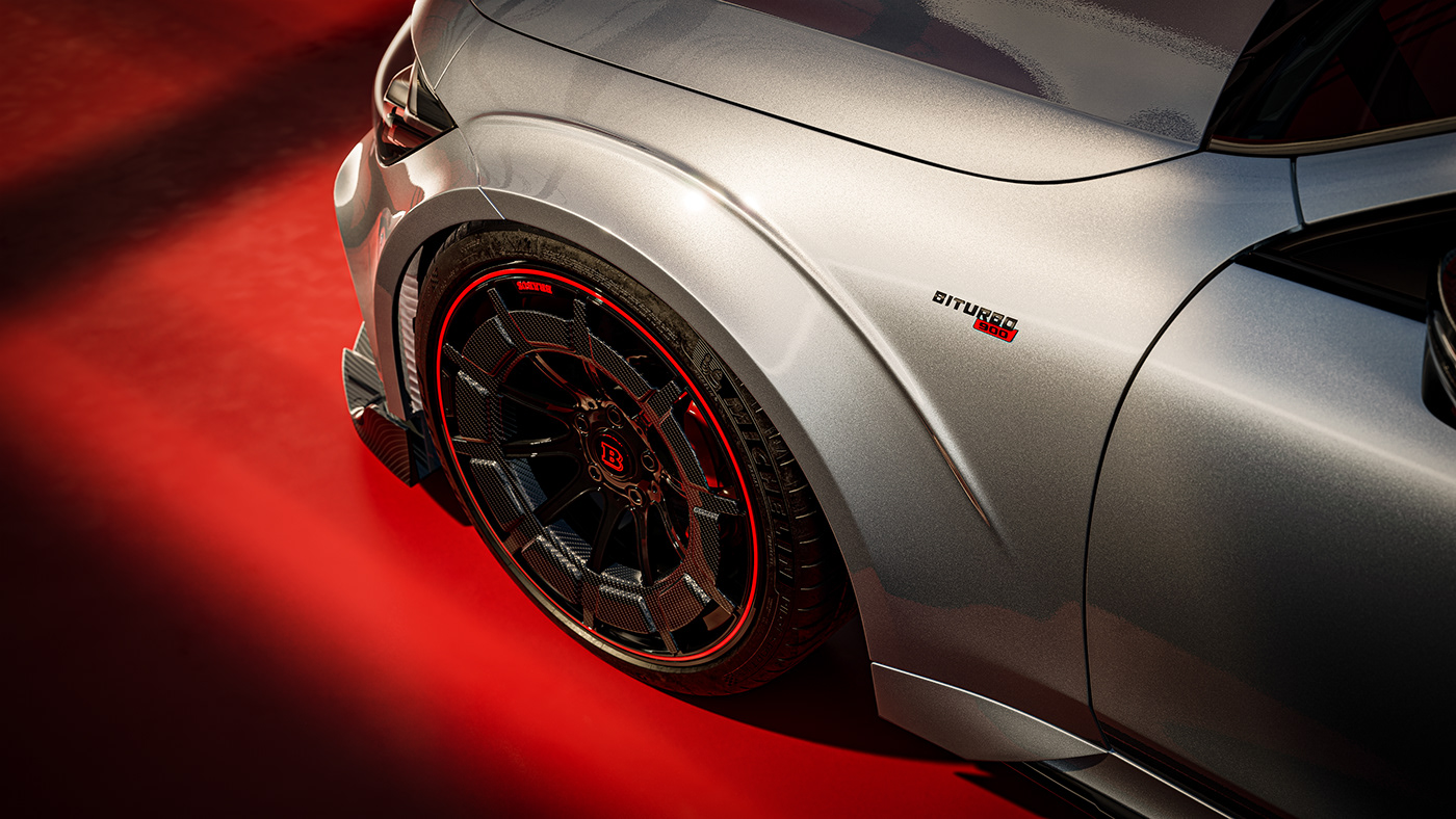 3ds max AMG automotive   BRABUS car CGI GT63s mercedes-benz Render Unreal Engine