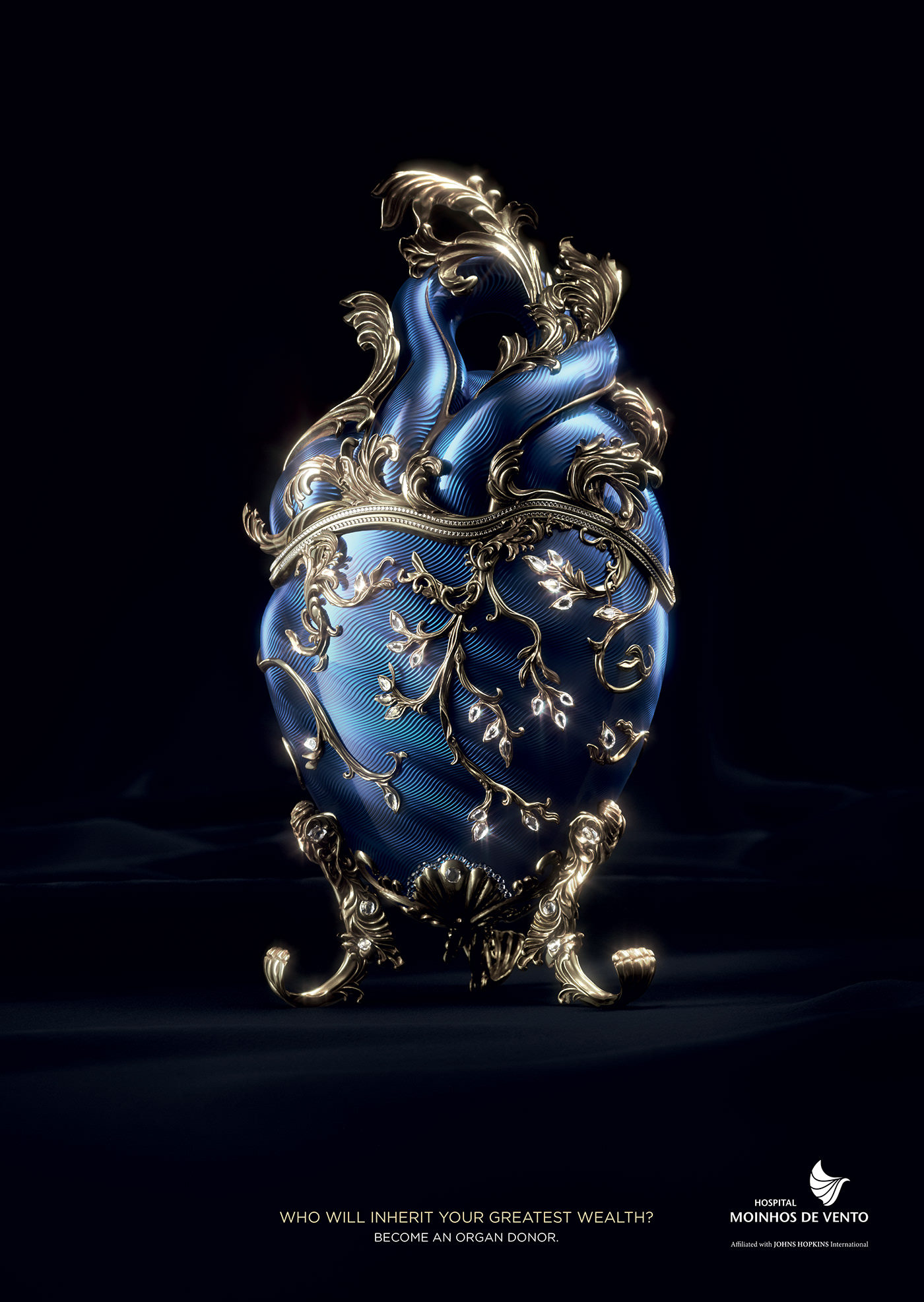 jewelry Faberge donation organs hospital Health heritage heart kidney eye