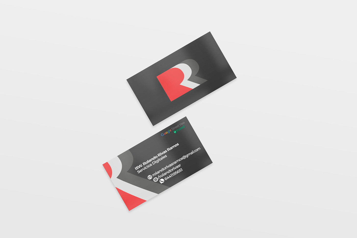 graphic design  business card logo Mockup Business card design identity