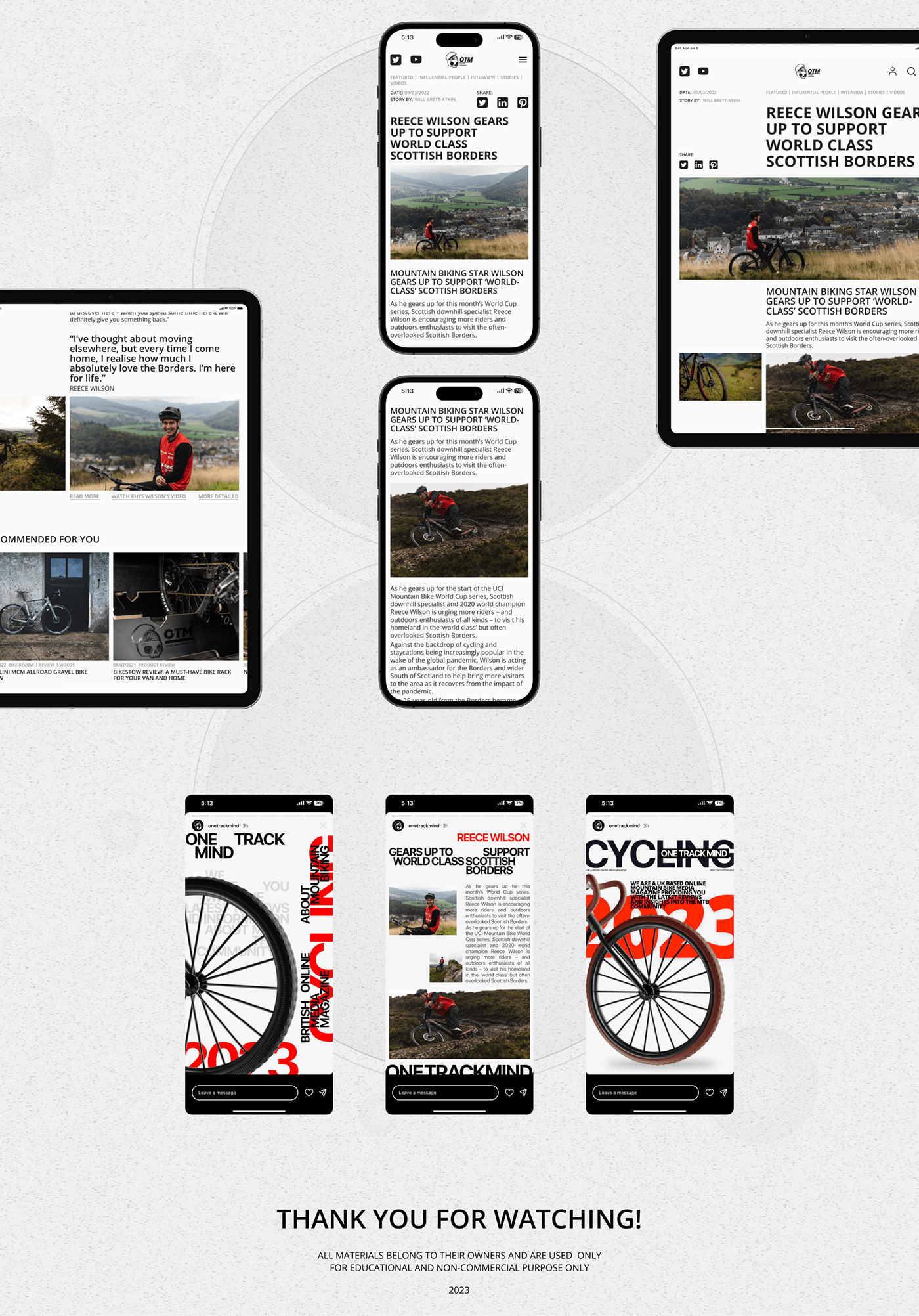 Bike Cycling news website sport UI UI/UX user interface ux Web Design  Website