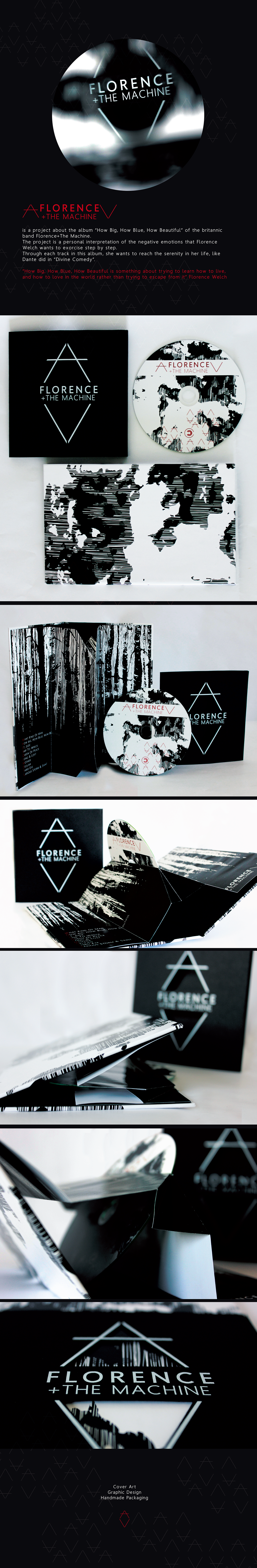 Packaging handcraft design music Florence+theMachine logodesign CoverAlbum