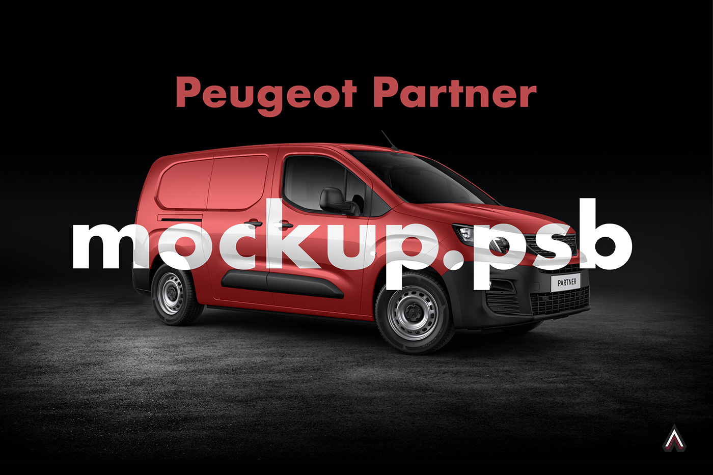 branding  Mockup Peugeot Partner preview Van van wrap Vehicle vinyl