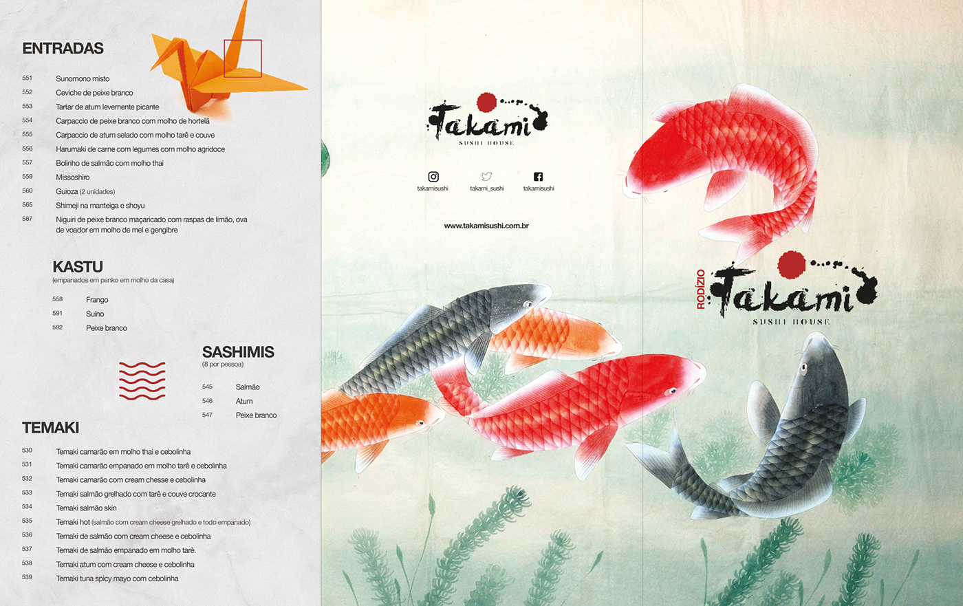 anúncio a3 japones Comida Japonesa Sushi temaki cardápio restaurante comida