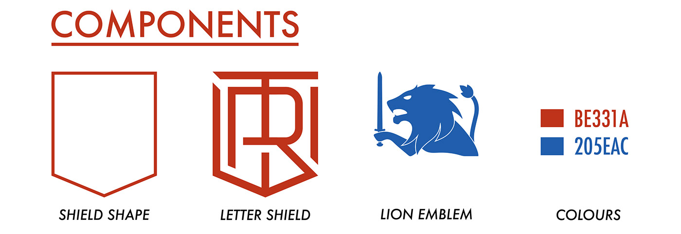 football soccer crest logo Rebrand redesign sport badge ILLUSTRATION  Logotype