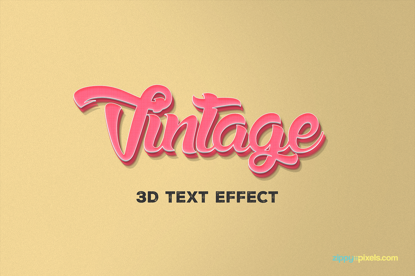 text effect 3d text effect Vintage Text Effect psd text effect Photoshop Text Effect free freebie vintage theme smart object vintage art minimalistic design