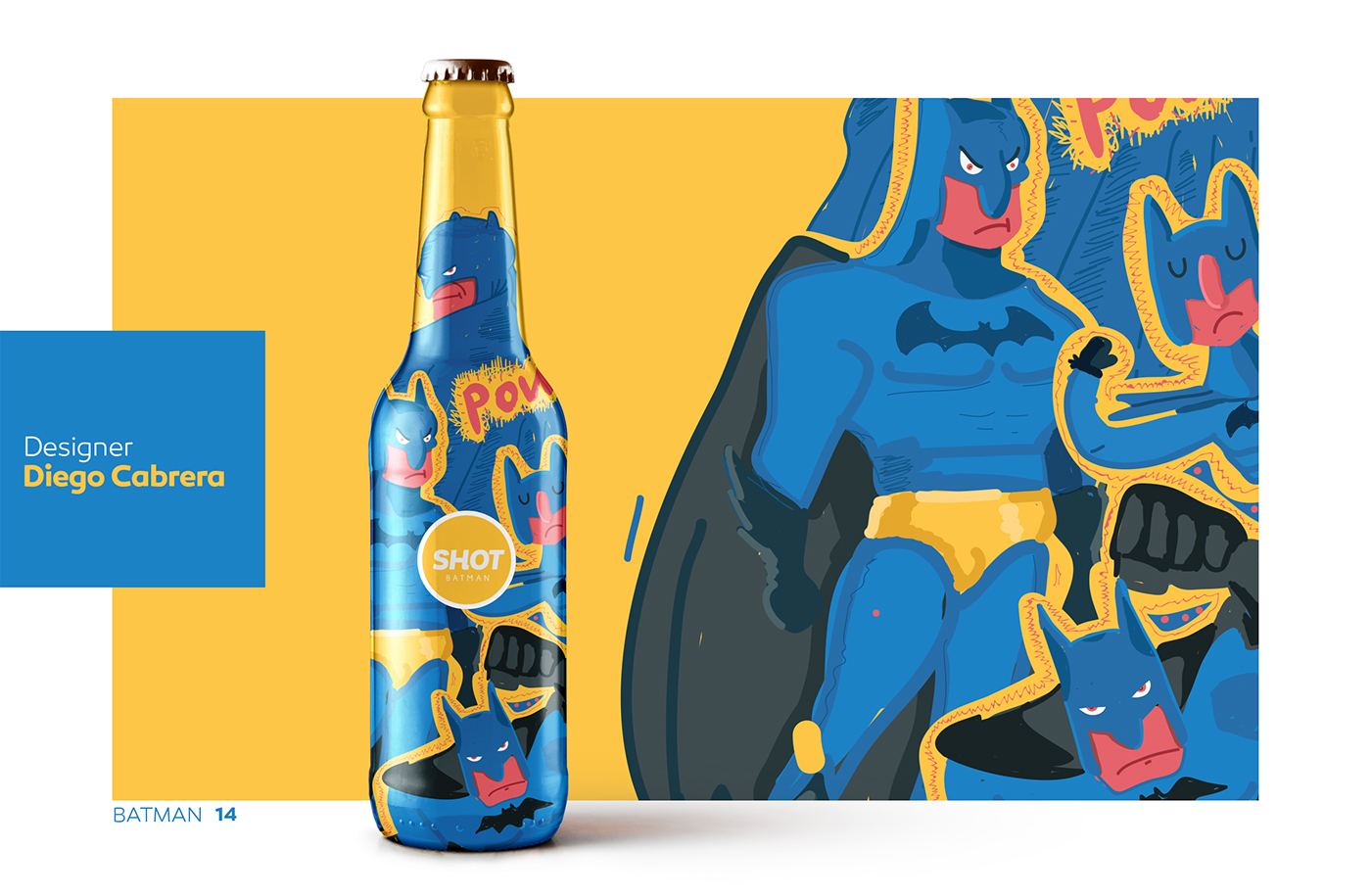 design heroes batman comic art bottle colors dc marvel Spider Man