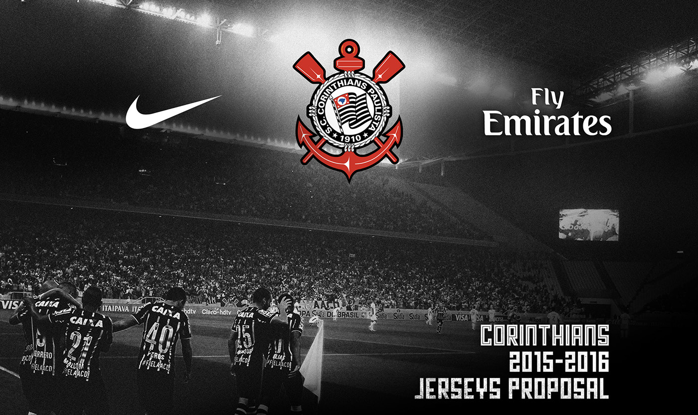 soccer jersey kits Nike football emirates Fly Emirates Brazil futebol corinthians uniformes class sports Sports Branding branding no esporte