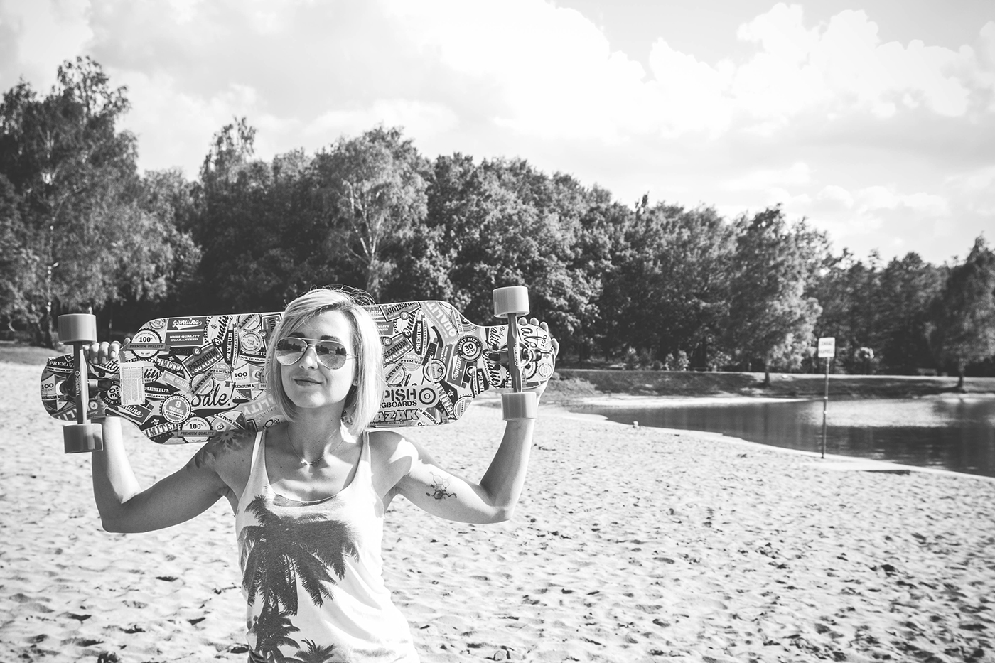skate girl portrait Longboards skategirl   photosession katowice