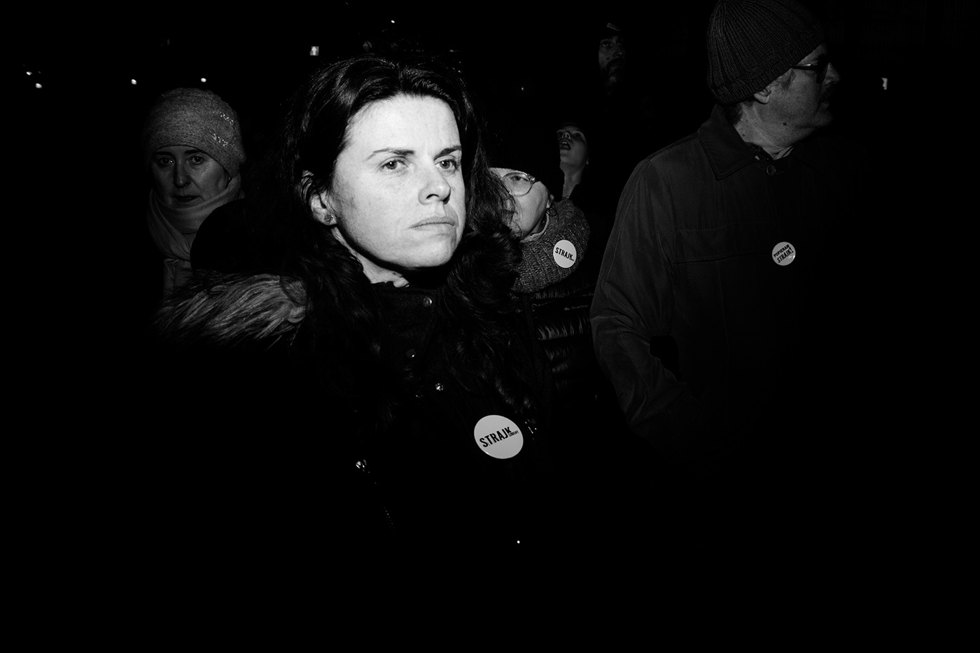 monochrome journalism   people Documentary  blackandwhite Nikon poland strike protest photojournalism 