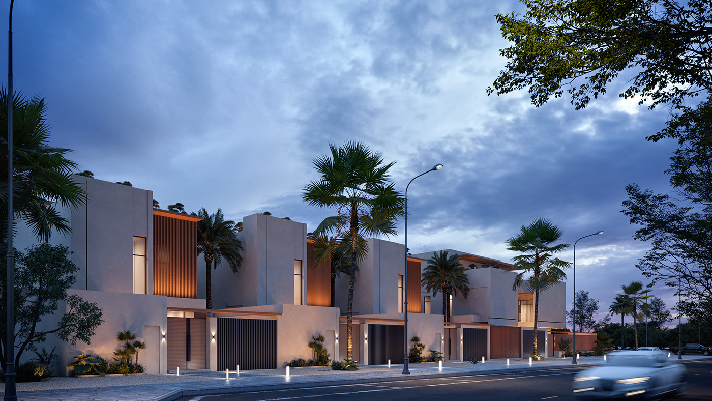 Residential Design residential architecture visualization Saudi Arabia UAE dubai realestate truestudio trungtran