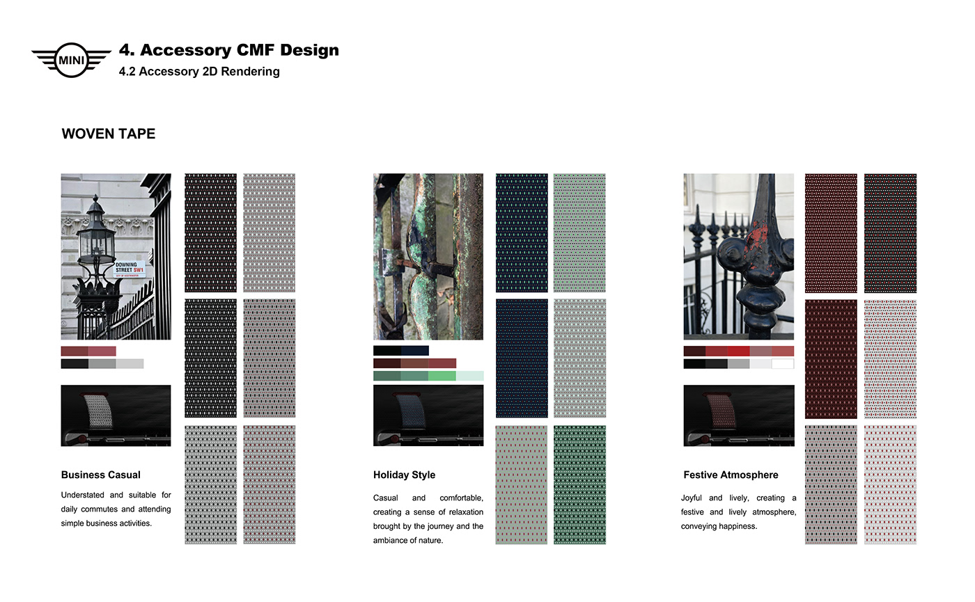 car automotive   Vehicle cmf product design  textile pattern design