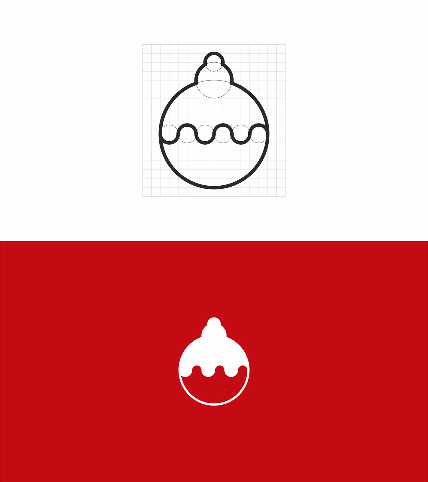 Minimalism Christmas Logo logo identity brand creative designer