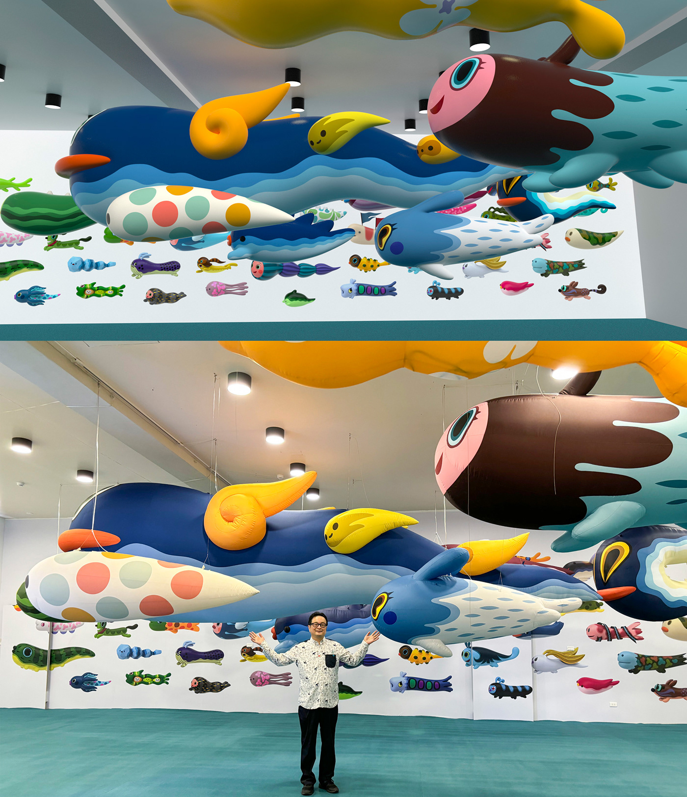 balloon Character design  Whale fish taiwan Pingtung Exhibition  Event Instaration