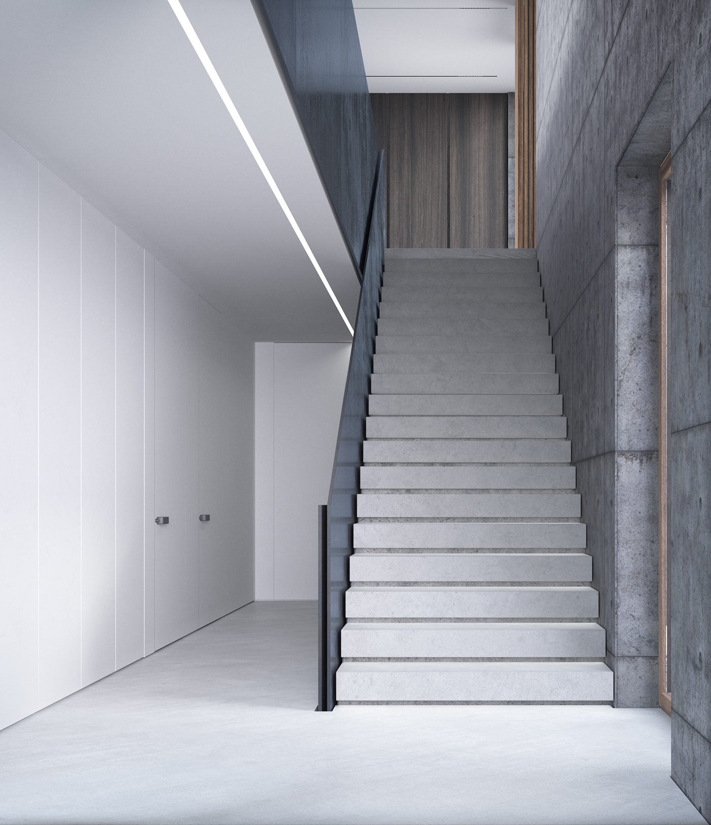 architecture Marble wood architecture interior design  3D Rendering 3ds max corona render  vray render concrete architecture