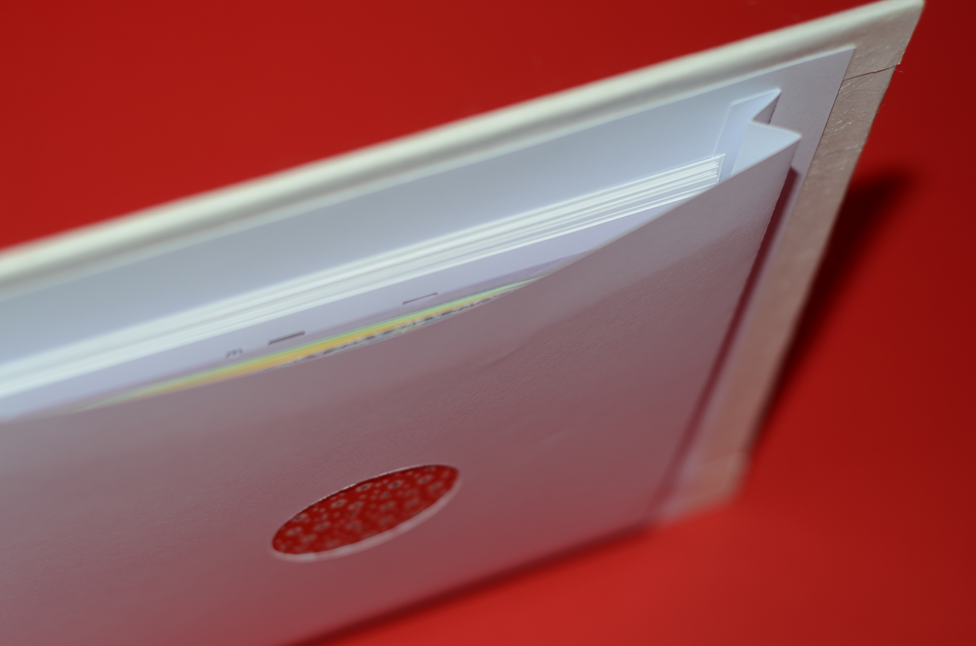design edition japan red book origins fold Glue cut paper