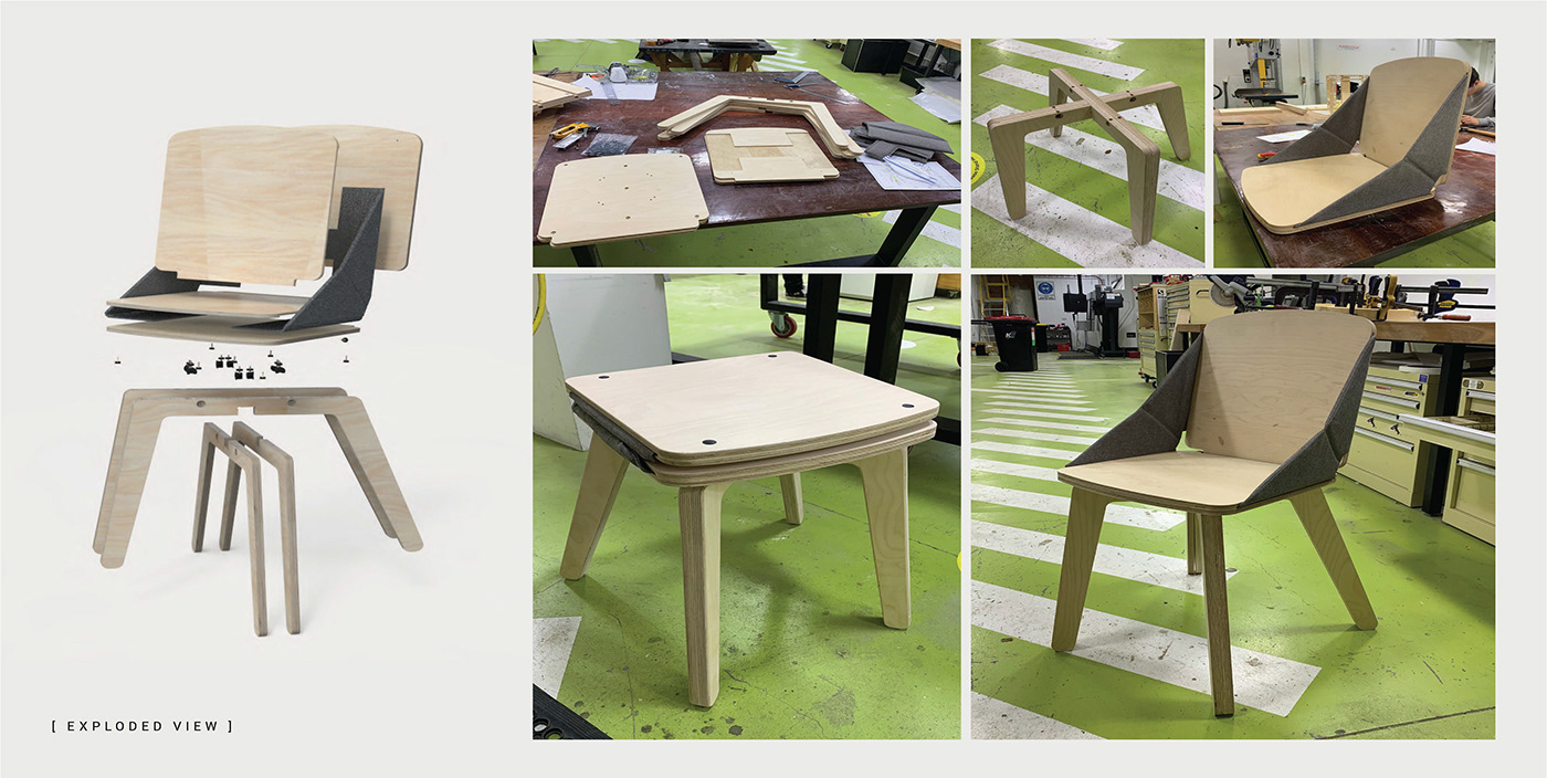 Compact living furniture furnituredesign industrial design  Microliving