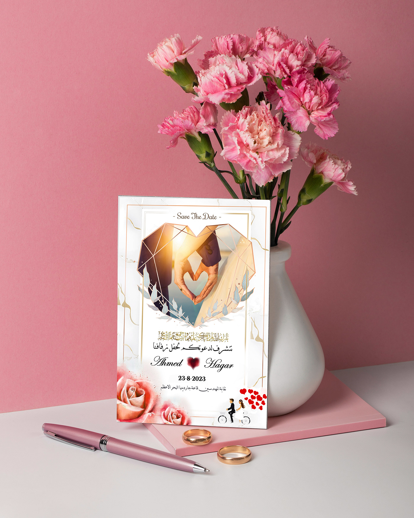 flower rose wedding invitation wedding Wedding Card card Invitation party wedding design