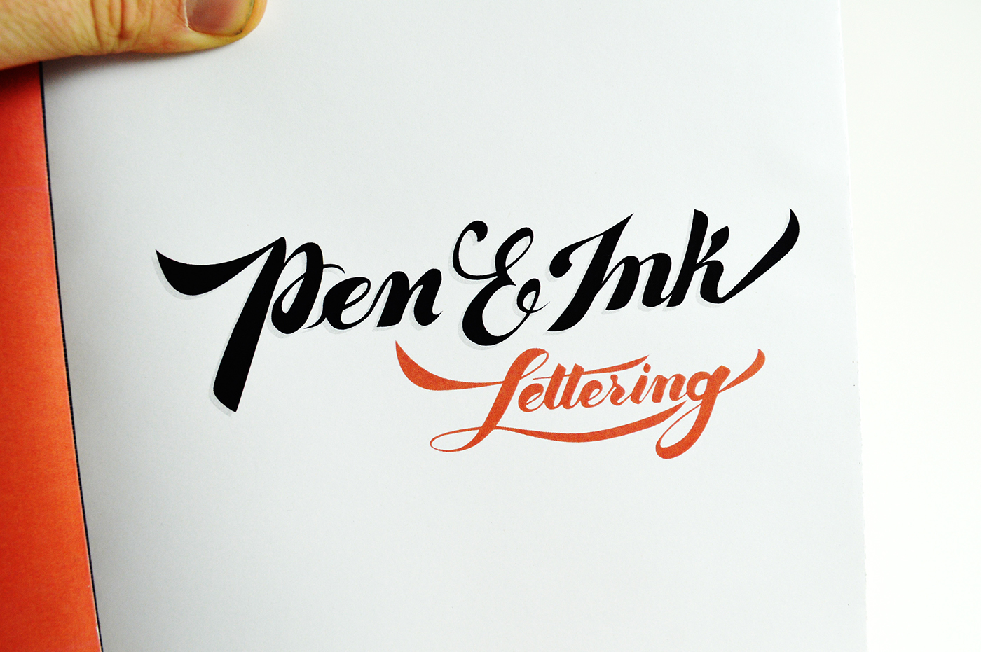 Nick Handlettering lettering pen ink hardbind frenchfold umsl obsession book mantia Jennifer Mcknight AP1