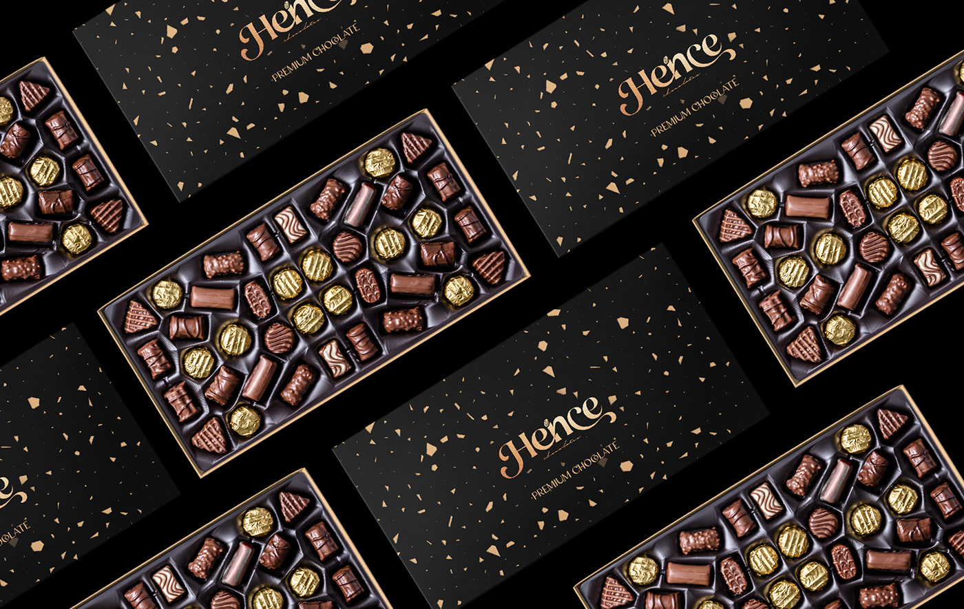 brand identity branding  chocolate gold Logo Design Logotype luxury Packaging premium sweet
