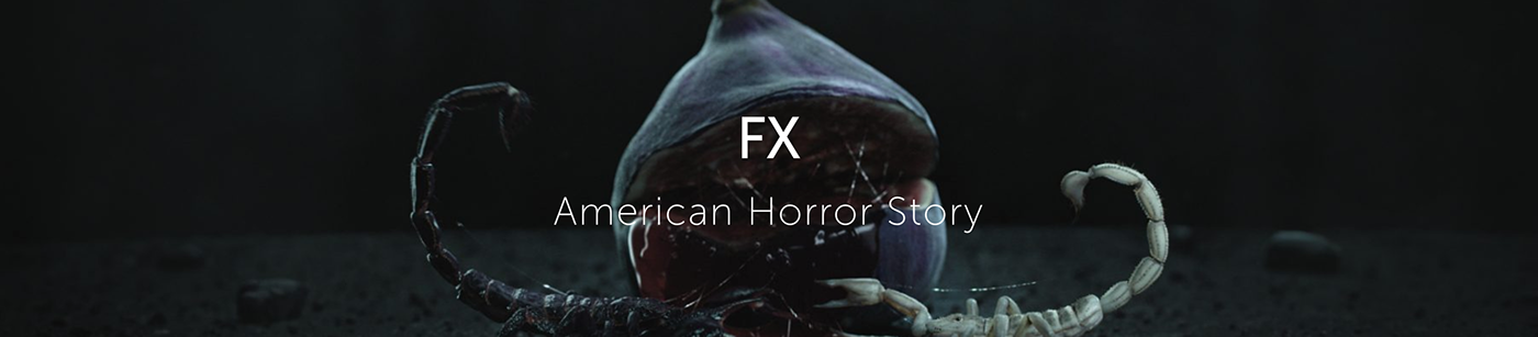 television american horror story horror 3D design 3d animation Scorpions CG CGI