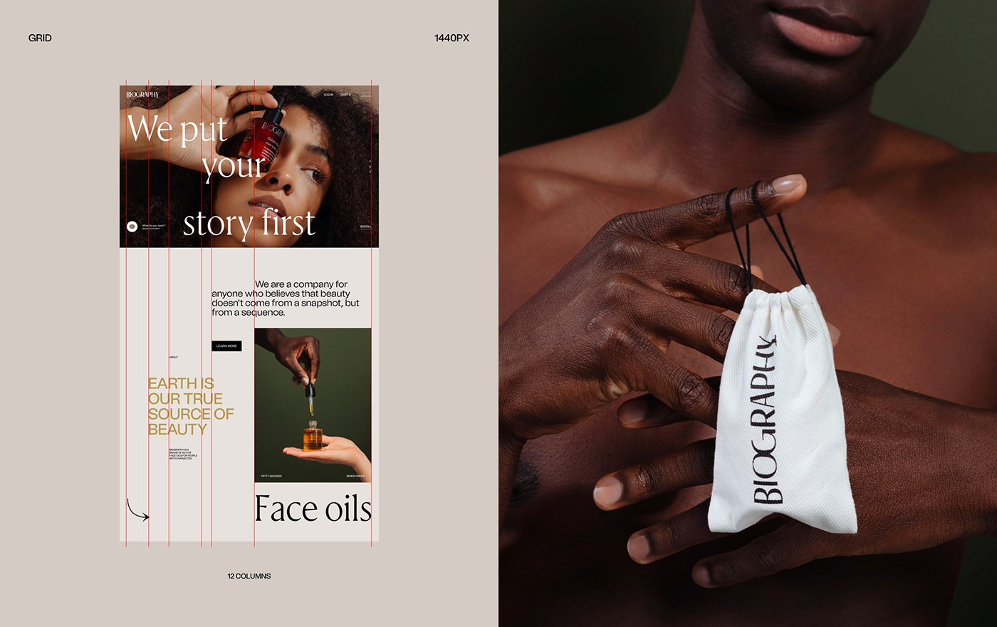 art direction  beauty Ecommerce Fashion  interaction skincare UI ux Web Design  Website