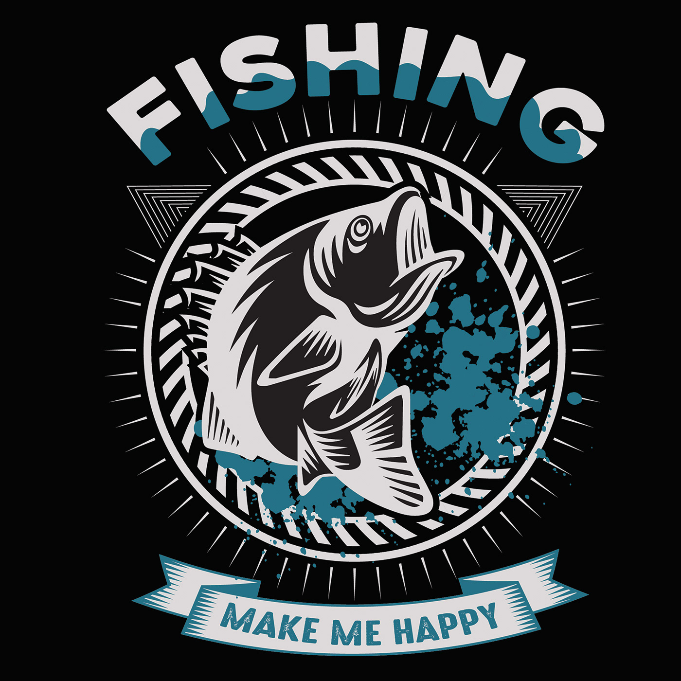 fishing t-shirt T-Shirt Design t-shirt vintage custom t-shirt design apparel typography  