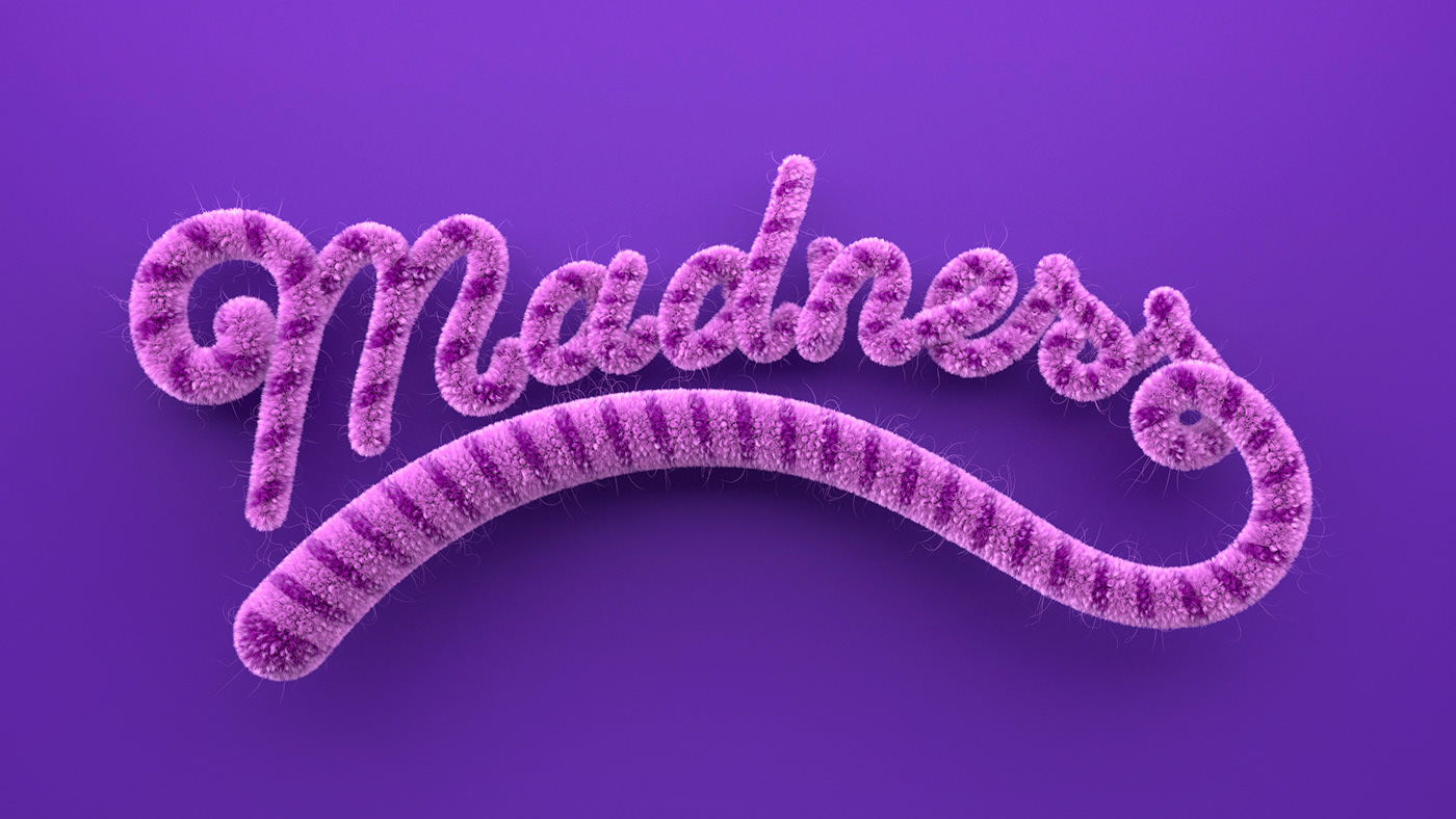 3D design lettering Muokkaa typography  