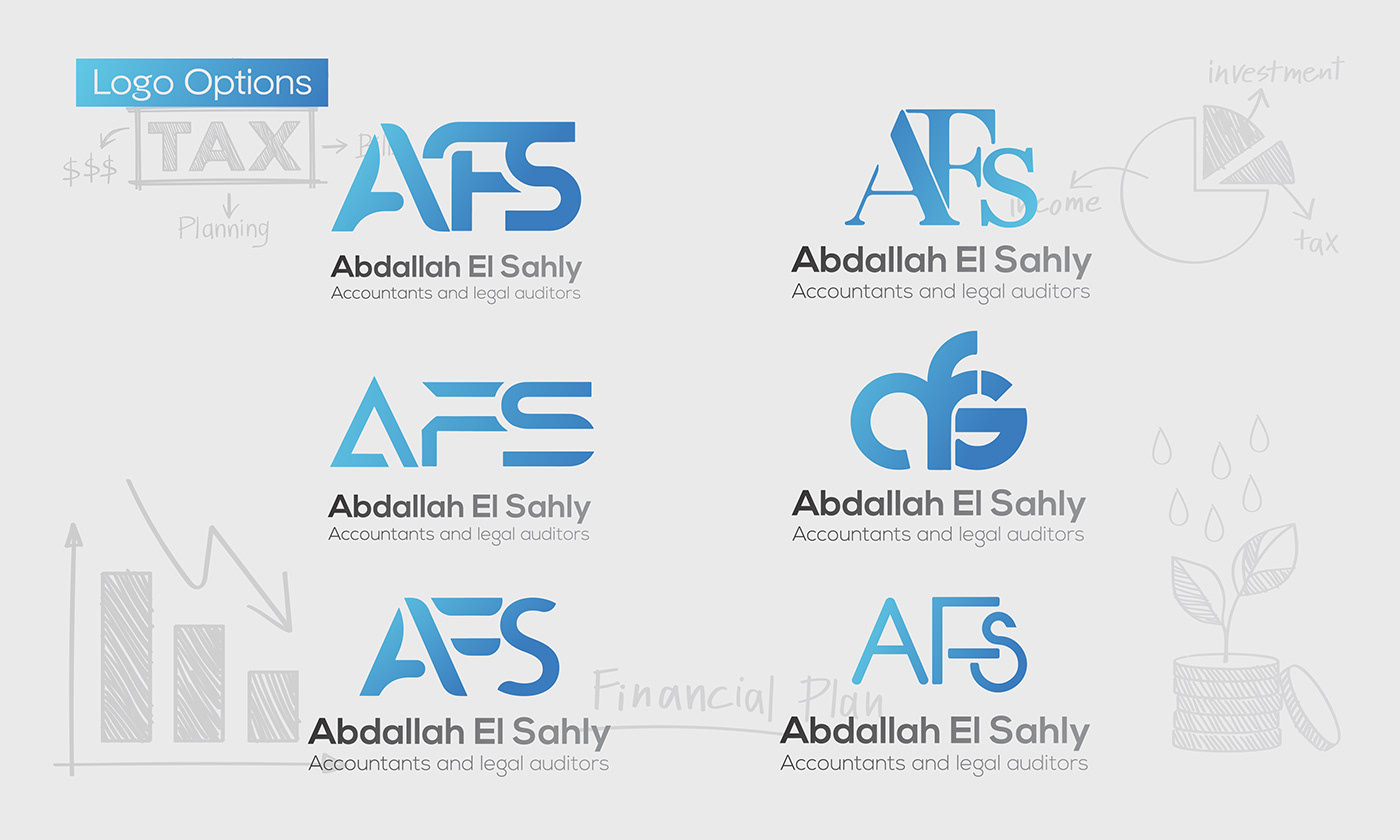 afs card design envelope folder graphic design  identity letterhead logo stationary