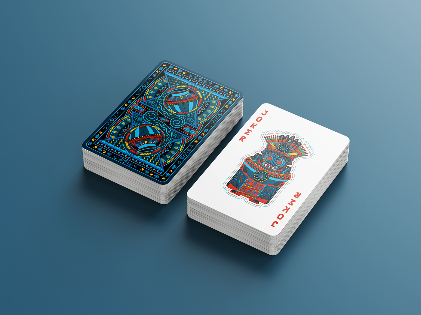 ace aztec aztec god card Custom Playing Cards design Playing Cards spades Tlaloc