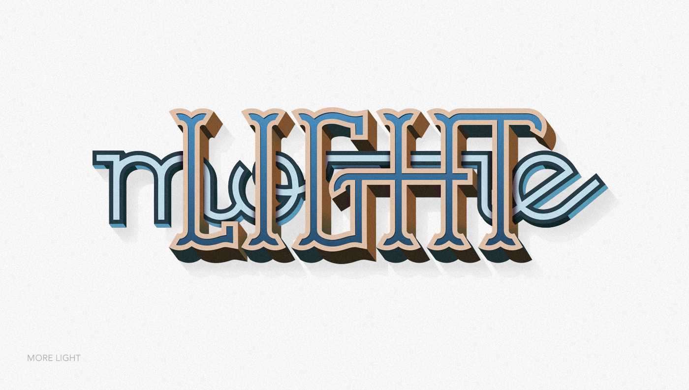 crosstype type lettering handmade
