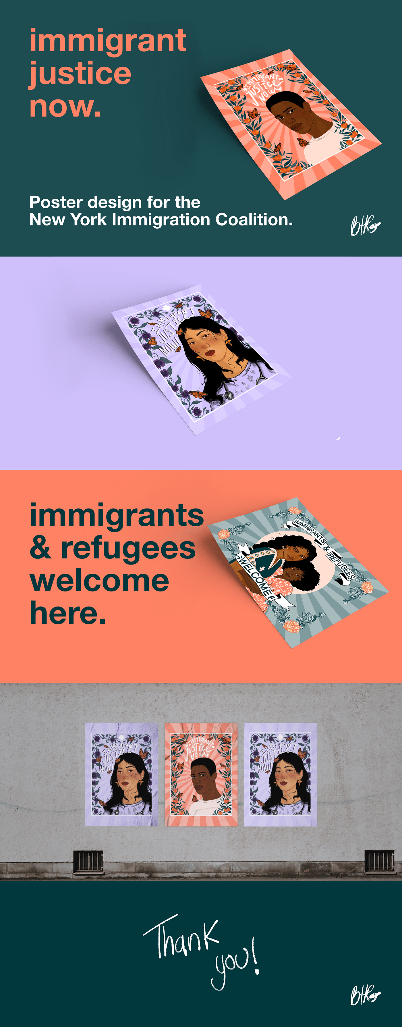 activism faces ILLUSTRATION  immigrants Immigration migration nonprofit poster Refugees Social Justice