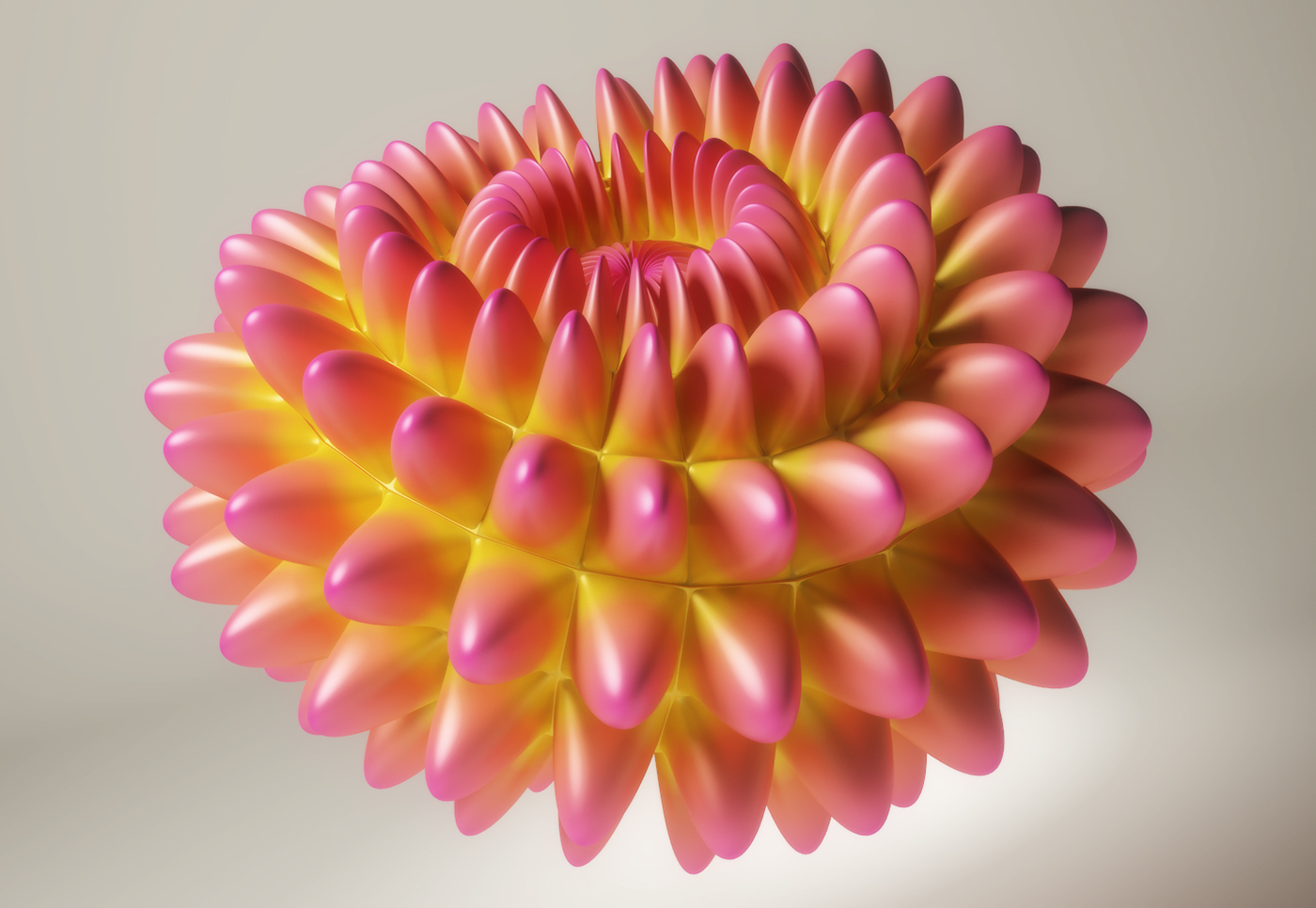 shapes color colorful Geometries 3D digitalart art piacentino Flowers motion Spines