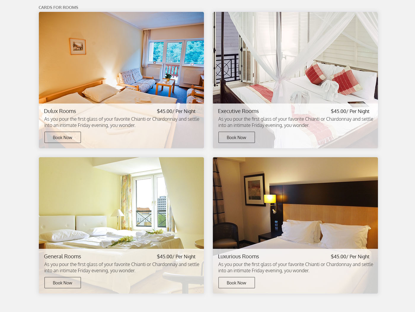 qloapps Booking UI ux logo flat landing page hotel