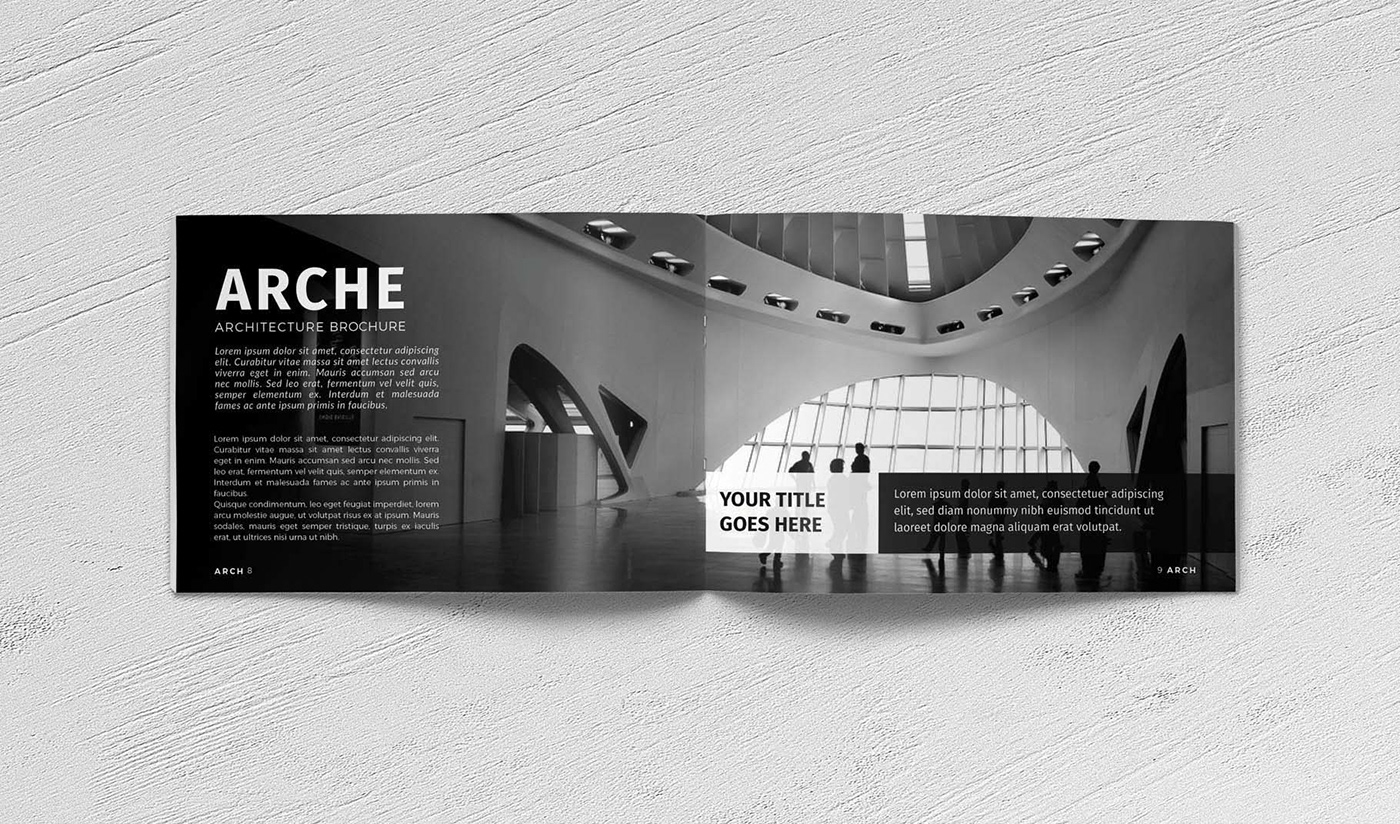 annual report architecture business catalog company profile corporate creative portfolio print template real estate