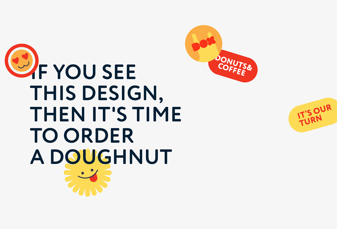 branding  cafe Coffee donut identity Logotype shop smile sweet Pack