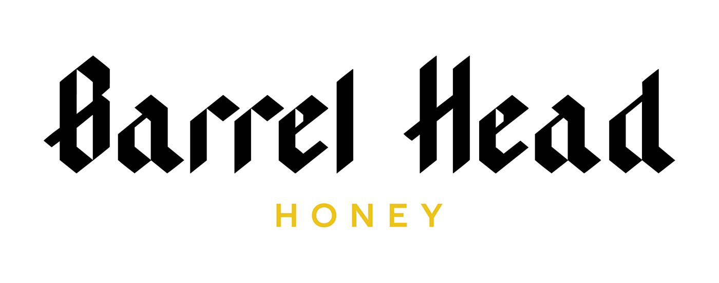 barrel head logo monogram reese derksen honey farm