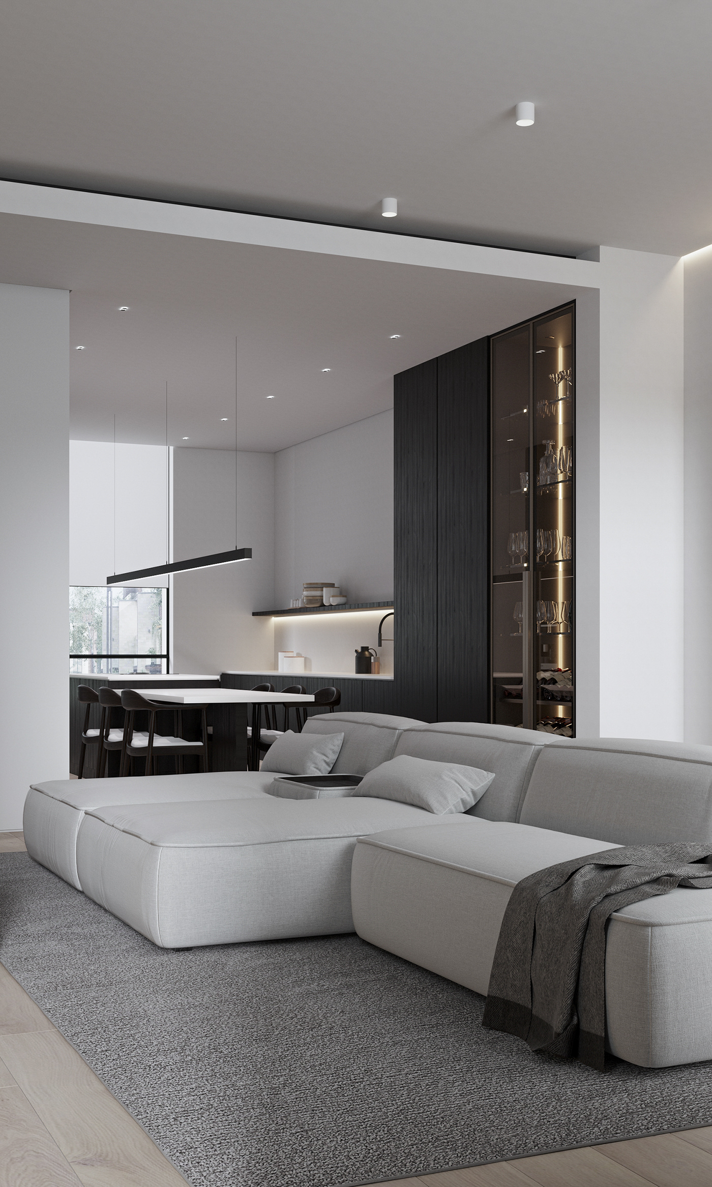 3ds max architecture corona render  interior design  Minimalism modern Render visualization дизайн дома дизайн интерьера