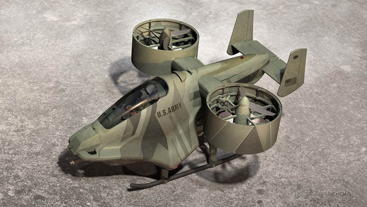 ARMY AIRCRAFT CONCEPT ARMY DRONE AUTONOMOUS AIRCRAFT drone eVTOL FARA EVTOL CONCEPT Cyber Warfare Kiowa II RSTA