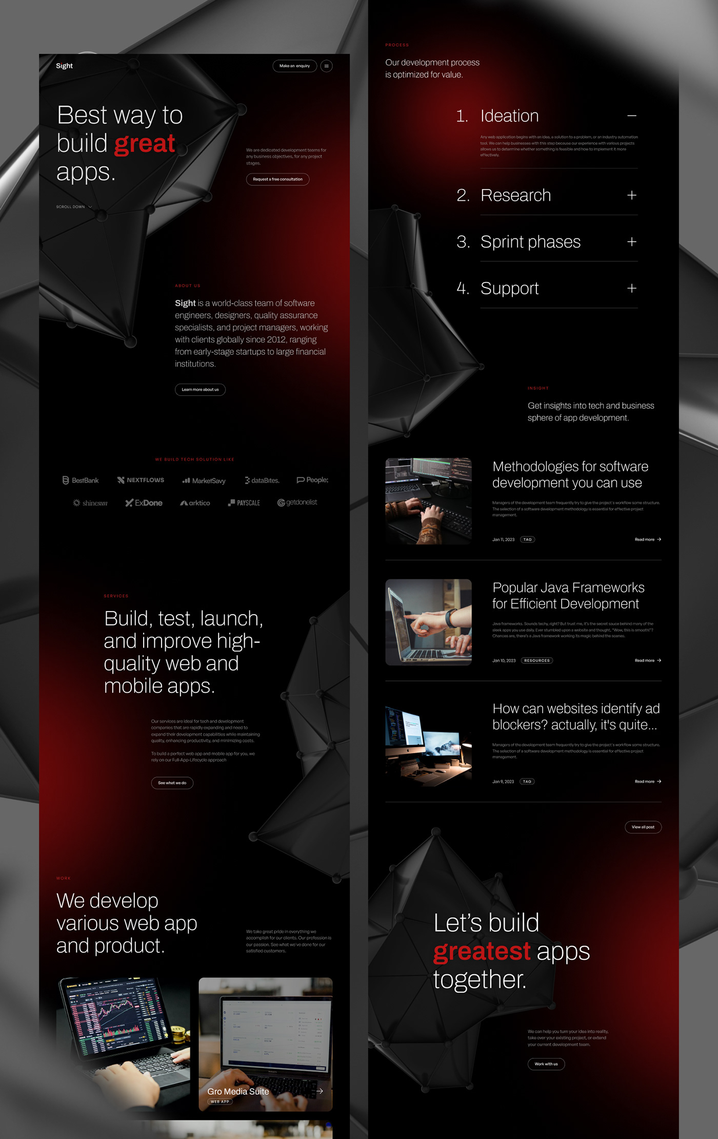 Web Design  Website Website Design UI/UX ui design landing page developer programmer company profile portfolio