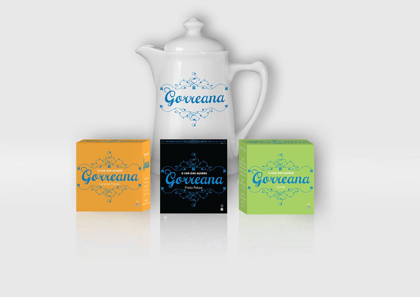 re-branding  tea identity